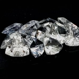 Sri Lanka Ceylon White Trilliant Cut Sapphire - ~.5cts 5mm