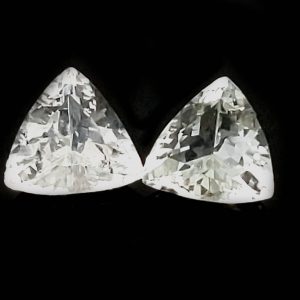 Sri Lanka White Sapphire Trilliant Cut  7mm  ~1.3 cts