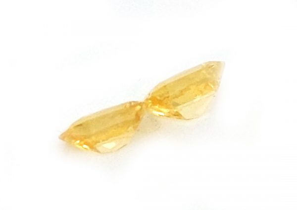 Sri Lanka Emerald Cut Yellow Sapphire pair  1.62 cts  6.5x4.5mm - Image 9