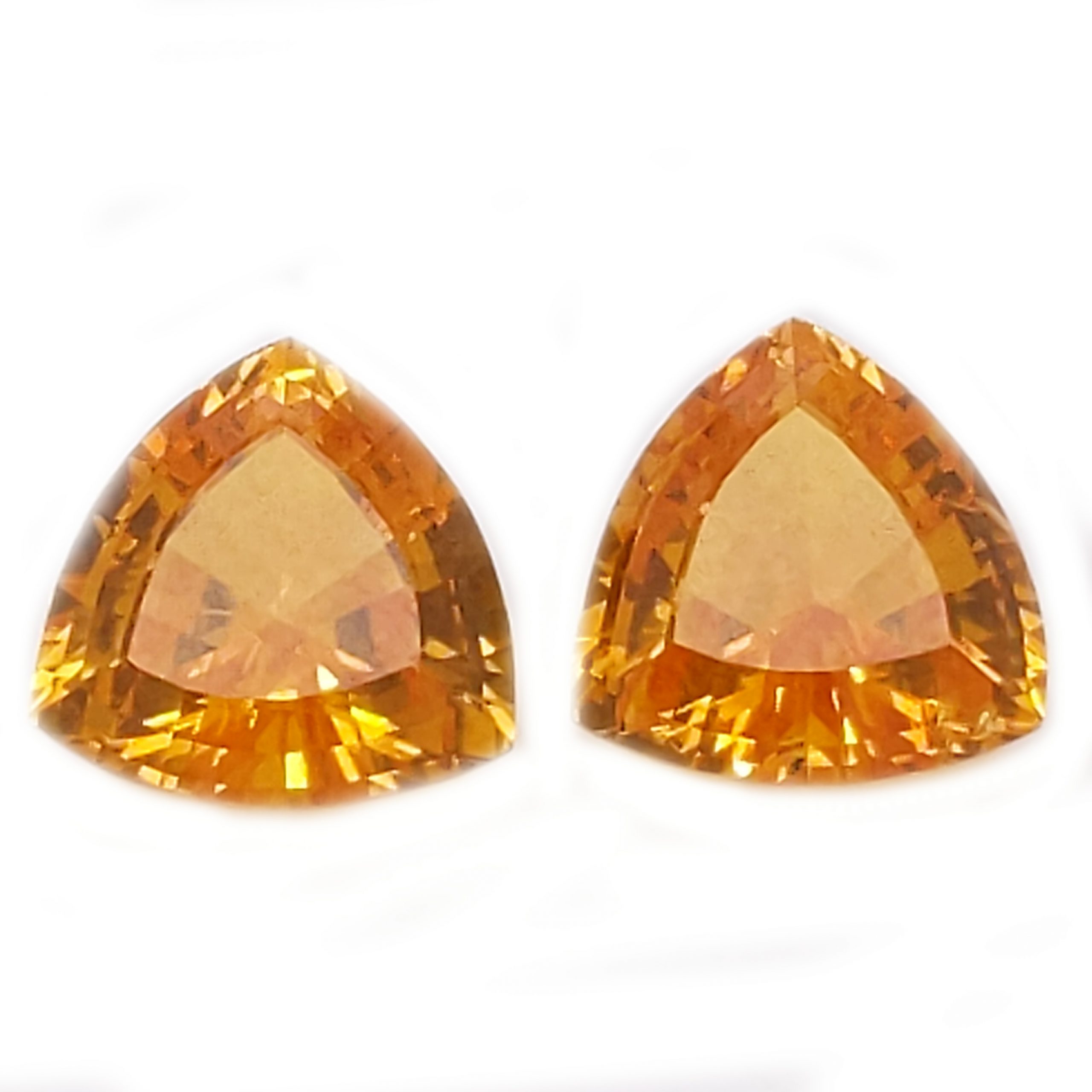 orange sapphire . IF-VVS1. Round sold by unit / individually Ceylon,Sri Lanka