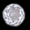 GIA Certified Ceylon White Round Brilliant Sapphire  9.1x9.0x4.2mmmm  3.43 carats