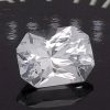 GIA Certified Sri Lanka Radiant Emerald Cut White Sapphire  6.24 Cts  12x9mm  11.75x8.91x6.72mm - Image 3
