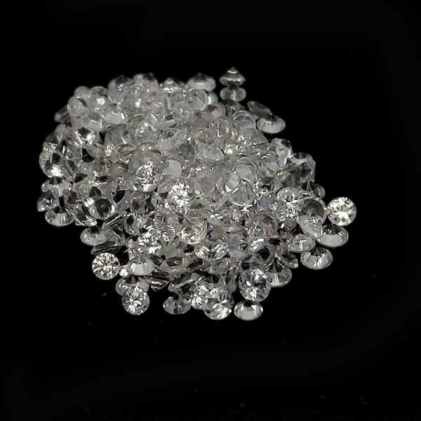 White Round Brilliant Ceylon Sapphire - 1.7 - 2mm - Image 10
