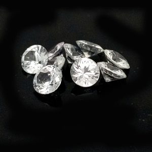 Sri Lanka (Ceylon) White Round Brilliant Sapphire - 4mm - ~.25cts