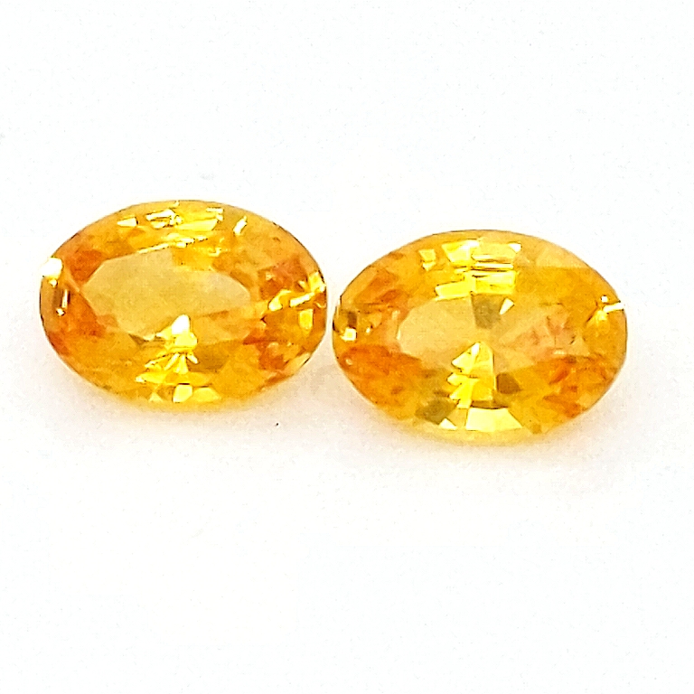 Yellow orange best sale sapphire