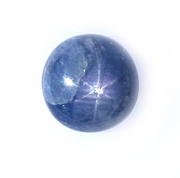 Burma Blue Star Sapphire 9.50 cts 12.8x10.6x7.6mm - Simply Sapphires