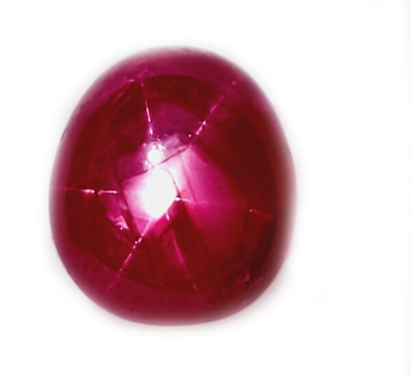AIG & AGTA Certified Untreated Burma Ruby Star  12.48 carats 12.69x11.10x7.98mm - Image 4