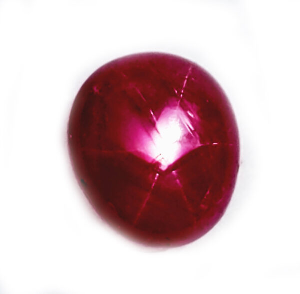 AIG & AGTA Certified Untreated Burma Ruby Star  12.48 carats 12.69x11.10x7.98mm - Image 6