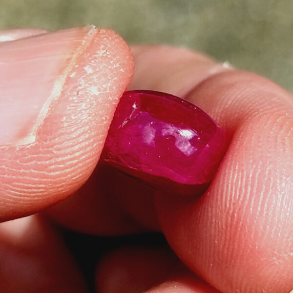 AIG & AGTA Certified Untreated Burma Ruby Star  12.48 carats 12.69x11.10x7.98mm - Image 9