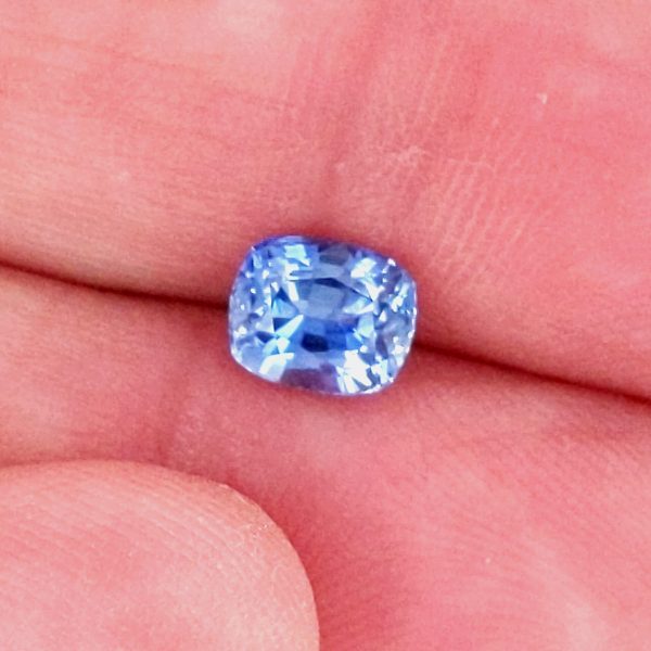 Sri Lanka Cushion Cut Blue Sapphire 1.35 Cts 6.7x5.6x4.1mm - Image 8