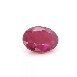 Unheated Indian Ruby Oval 1.61 carats 8.0x6.3x3.4mm
