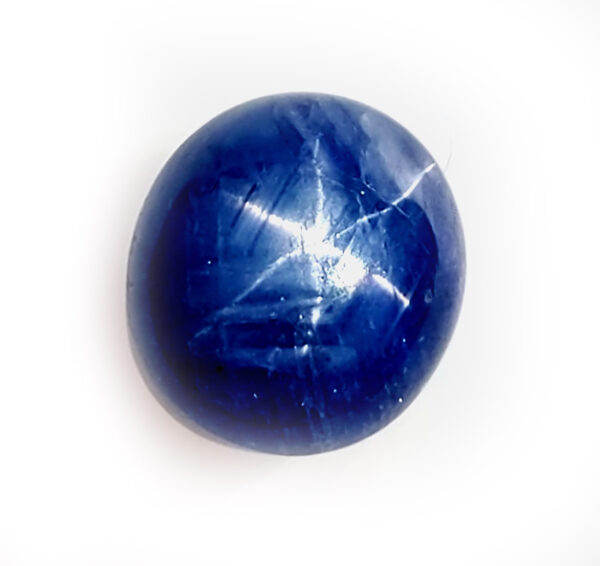 GIA Certified Untreated Blue Star Sapphire 13.88 carats 13.1x11.6x7.7mm ...