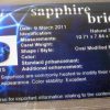 AGL Certified Blue Sapphire & Diamond Platinum Ring 4.94 ctw - Image 9