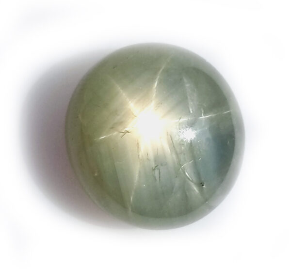 AGL Certified  Blue Gray Star Sapphire 78 carats 23.4x22.2x12.6mm - Image 8