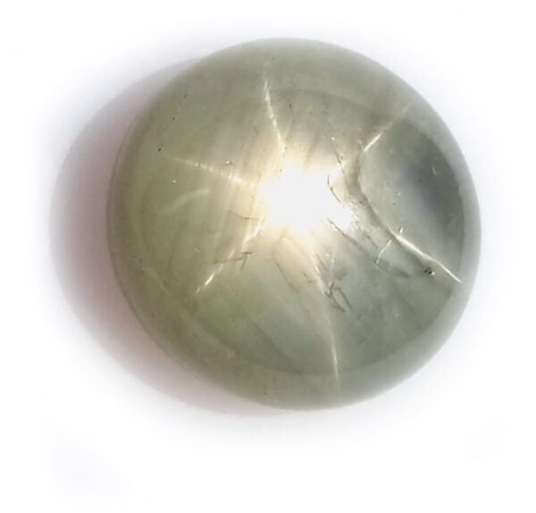 AGL Certified  Blue Gray Star Sapphire 78 carats 23.4x22.2x12.6mm