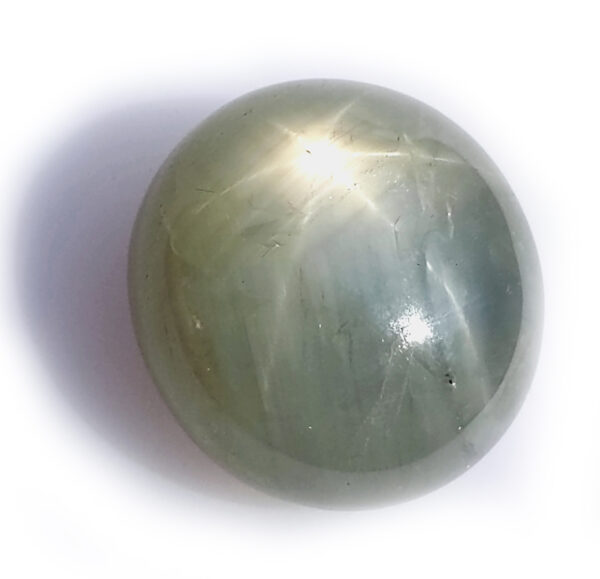 AGL Certified  Blue Gray Star Sapphire 78 carats 23.4x22.2x12.6mm - Image 7