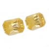 Sri Lanka Yellow Sapphire Emerald Radiant Matched Pair 6.5x4.5mm 2.00 Carats - Image 3