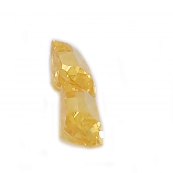 Sri Lanka Yellow Sapphire Emerald Radiant Matched Pair 6.5x4.5mm 2.00 Carats - Image 5