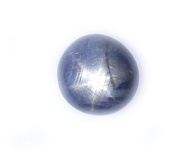 AIGS Certified Gray Blue Star Sapphire 9.21 Carats 11.7x11.34x6.34mm - Image 7