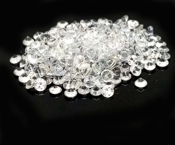 Sri Lanka White Round Brilliant Sapphire -  1.5mm-1.75 - ~1.0 CTW - Image 8
