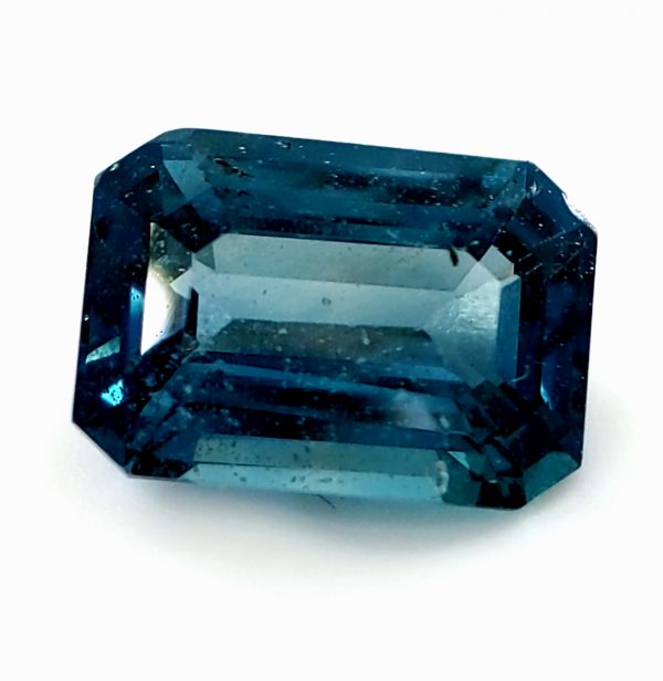 CGL Certified Unheated Teal Blue Emerald Cut Sapphire 2.14 Carats 8.39x5.83x3.88mm - Image 3