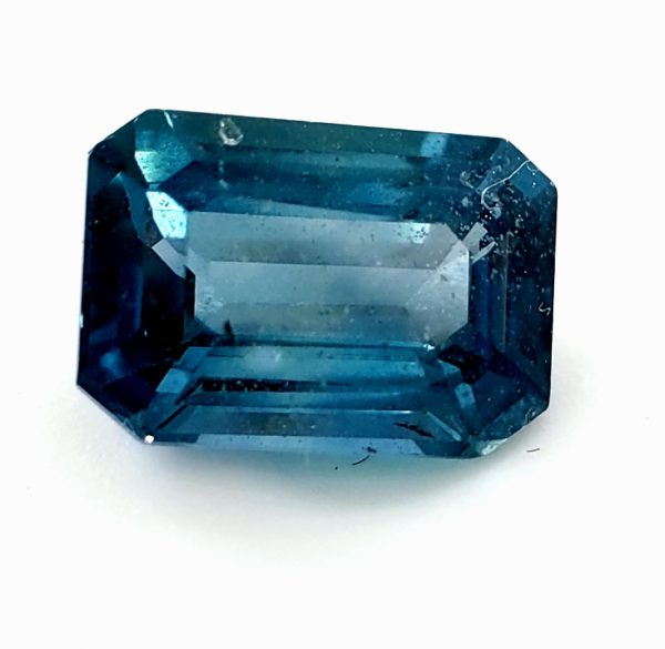 CGL Certified Unheated Teal Blue Emerald Cut Sapphire 2.14 Carats 8.39x5.83x3.88mm - Image 4