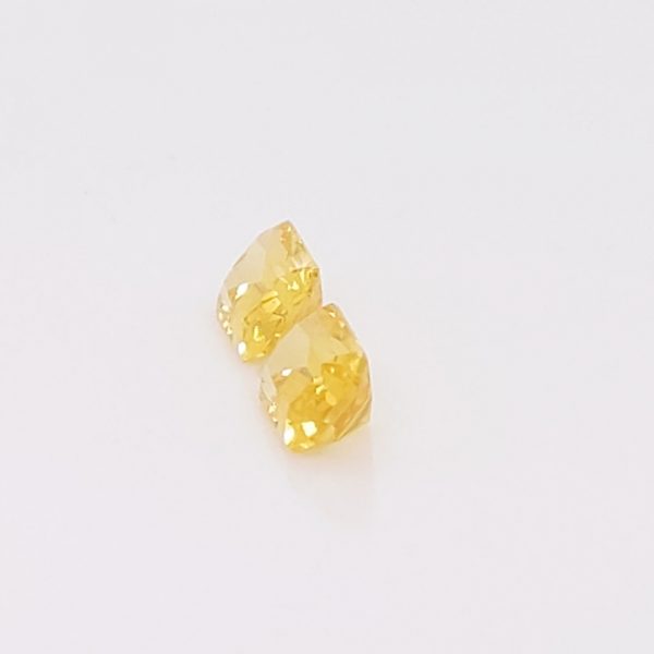 Sri Lanka Yellow Sapphire Radiant Cut Emerald Cut Matched Pair 6.5x4.5mm  1.82 cts - Image 5