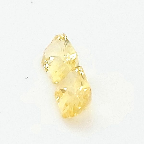 Sri Lanka Yellow Sapphire Emerald Radiant Matched Pair 6.5x4.5mm 2.06 Carats - Image 6