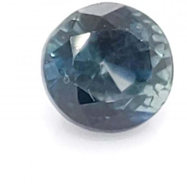CGL Certified Unheated Sri Lanka Green Round Sapphire 1.65 cts 6.10 x 6 x 5.13 MM - Image 2
