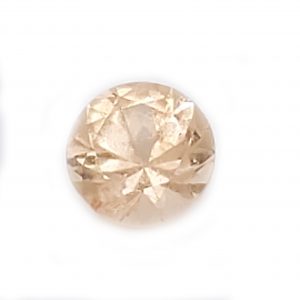 Round Golden Yellow Orange Sri Lanka Sapphire 0.60 carats