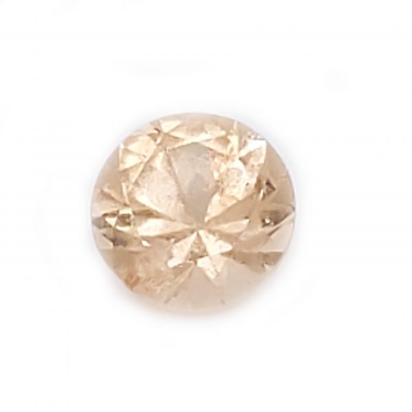 Round Golden Yellow Orange Sri Lanka Sapphire 0.60 carats - Image 7