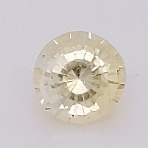 Round Light Yellow  Sri Lanka Sapphire 0.70 carats - Image 6