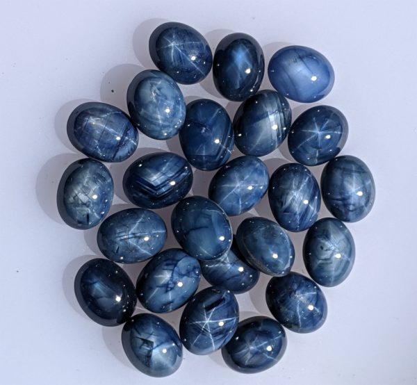6 Natural Madagascar Blue Star Sapphires - Image 12