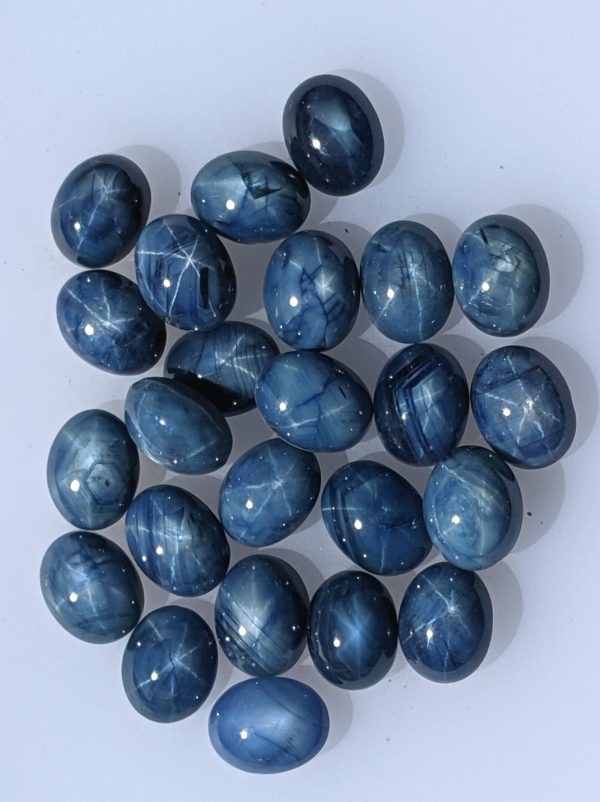 6 Natural Madagascar Blue Star Sapphires - Image 11