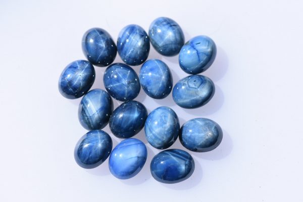 6 Natural Madagascar Blue Star Sapphires - Image 4