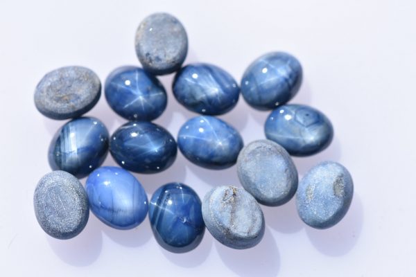 6 Natural Madagascar Blue Star Sapphires - Image 5