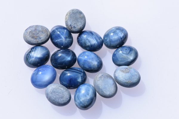 6 Natural Madagascar Blue Star Sapphires - Image 6
