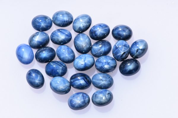 6 Natural Madagascar Blue Star Sapphires - Image 7