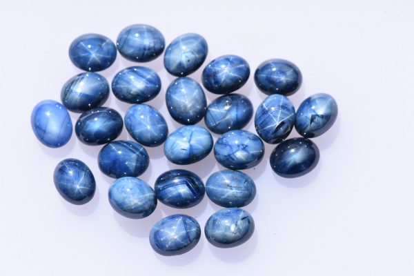 6 Natural Madagascar Blue Star Sapphires - Image 8
