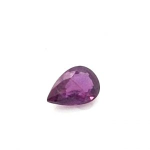 Grape Colored Pear Cut Sapphire 0.67 carats 6.5x4.4mm