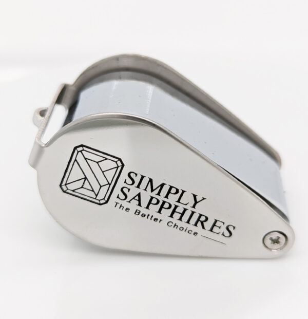Metal Jewelers Loupe 30X LED Illuminated FREE w any purchase of gems or jewelry