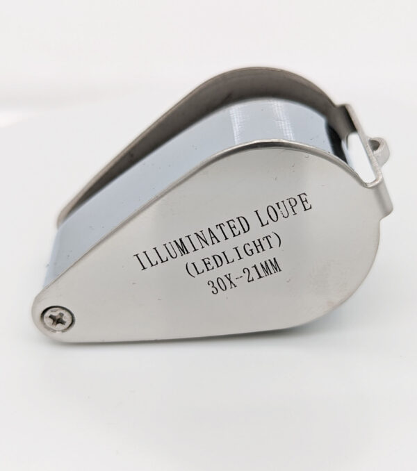 Metal Jewelers Loupe 30X LED Illuminated FREE w any purchase of gems or jewelry - Image 4