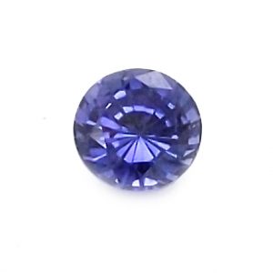Sri Lanka Royal Blue Round Brilliant Sapphire 0.48 Carats 4.5mm