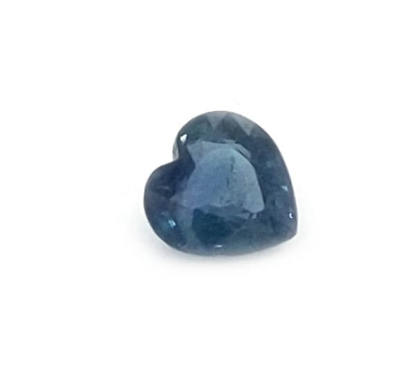 Heart Cut Blue Tanzanian Sapphire 0.63 Carats 5mm - Image 7