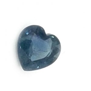 Heart Cut Blue Tanzanian Sapphire 0.63 Carats 5mm