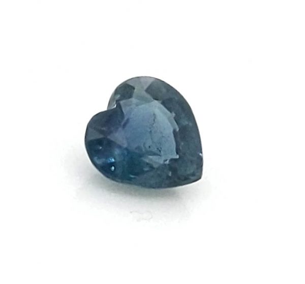 Heart Cut Blue Tanzanian Sapphire 0.63 Carats 5mm - Image 5