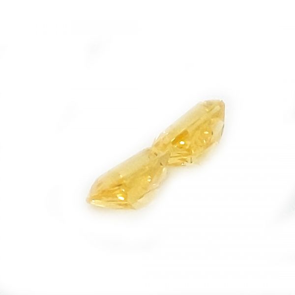 Sri Lanka Sapphire Yellow Emerald Radiant Cut Matched Pair 6.5x4.5mm  1.79 cts - Image 9