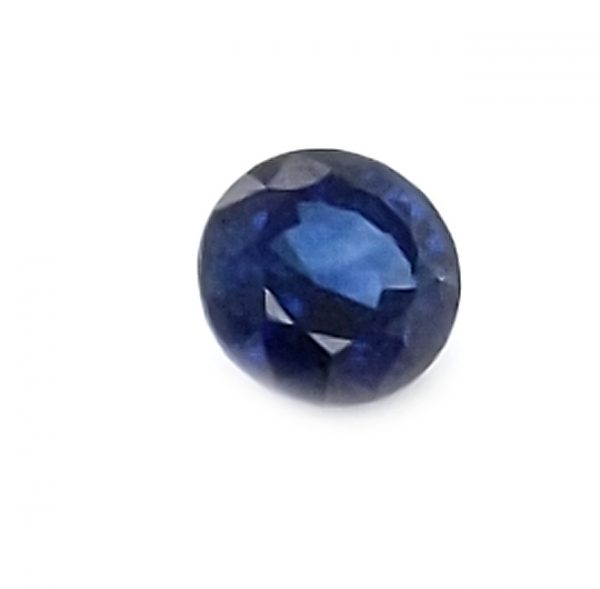Round Blue Sri Lanka Sapphire 4.5mm and 0.51 total carat weight - Image 5