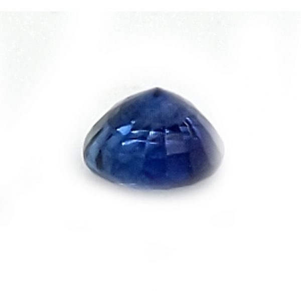 Round Blue Sri Lanka Sapphire 4.5mm and 0.51 total carat weight - Image 7