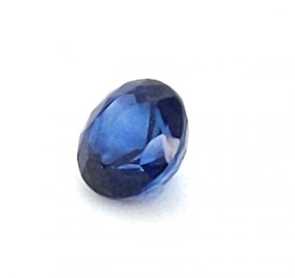 Round Blue Sri Lanka Sapphire 4.5mm and 0.51 total carat weight - Image 3